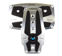 Load image into Gallery viewer, NRG Brushed Aluminum Sport Pedal A/T - Silver w/Black Rubber Inserts - Corvette Realm