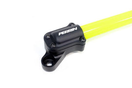 Perrin 2013+ BRZ/FR-S/86/GR86 Strut Brace - Neon Yellow Wrinkle - Corvette Realm
