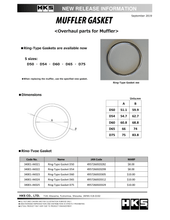 Load image into Gallery viewer, HKS Muffler Gasket 51.1mm ID 59.9mm OD - Corvette Realm