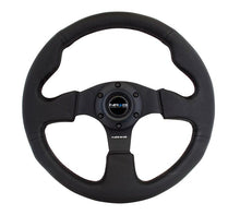 Load image into Gallery viewer, NRG Reinforced Steering Wheel (320mm) Black Leather w/Black Stitching - Corvette Realm