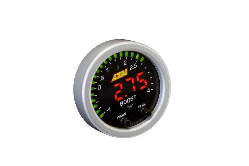 AEM X-Series Boost Pressure -30inHg 60psi Gauge Kit - Corvette Realm