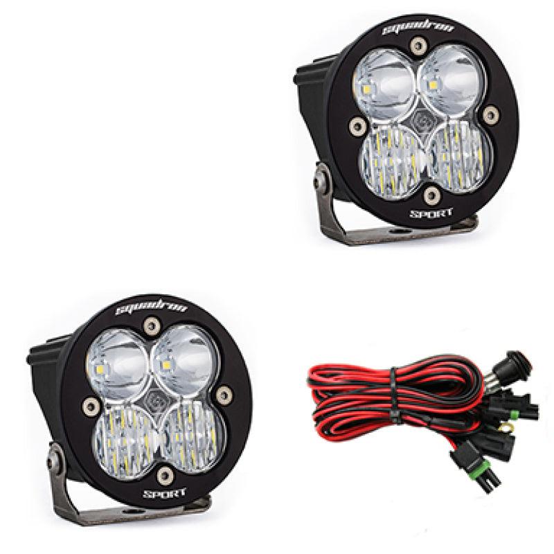 Baja Designs Squadron R Sport Driving/Combo Pair LED Light Pods - Clear - Corvette Realm