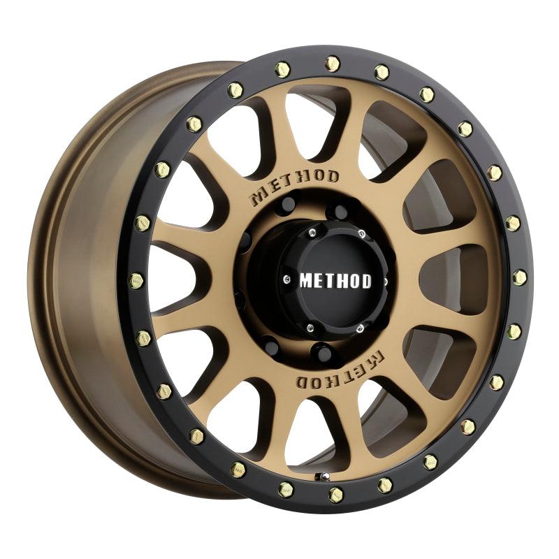 Method MR305 NV 20x10 -18mm Offset 8x170 130.81mm CB Bronze Wheel - Corvette Realm