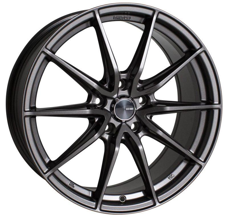 Enkei DRACO 18x8.0 5x114.3 35mm Offset 72.6mm Bore Anthracite Wheel - Corvette Realm