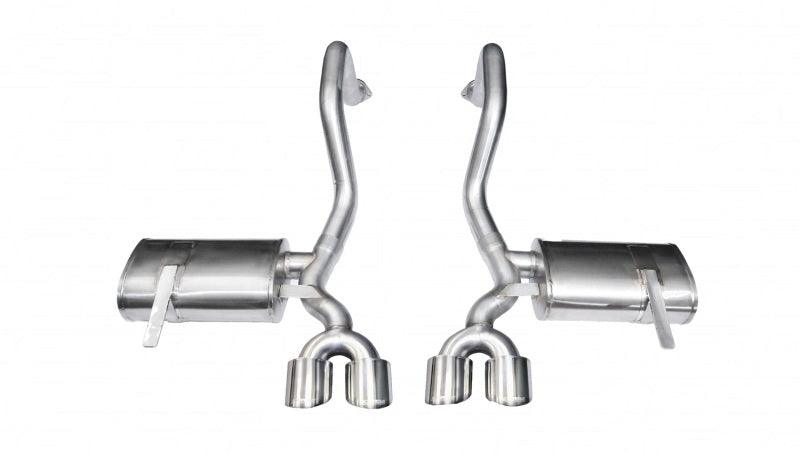 Corsa 97-04 Chevrolet Corvette C5 Z06 5.7L V8 Polished Xtreme Axle-Back Exhaust - Corvette Realm