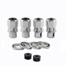 Load image into Gallery viewer, McGard Hex Lug Nut (Drag Racing Short Shank) 1/2-20 / 13/16 Hex / 1.6in. Length (4-Pack) - Chrome - Corvette Realm