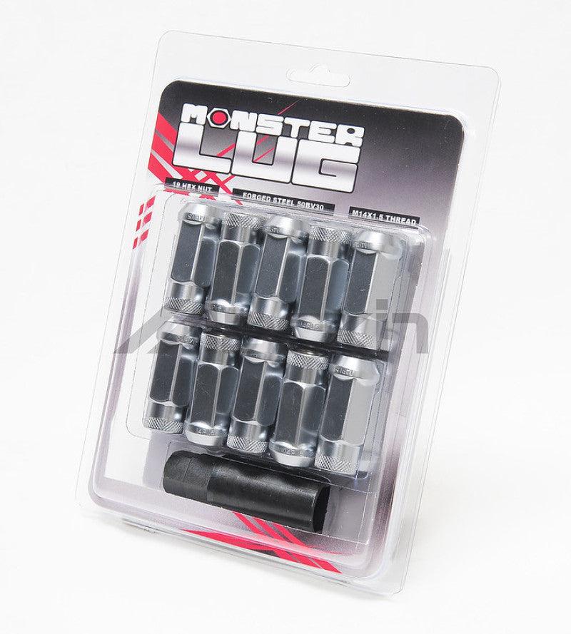 Wheel Mate 14x1.50 Monster Open End Silver Lug Nut - Set of 20 - Corvette Realm