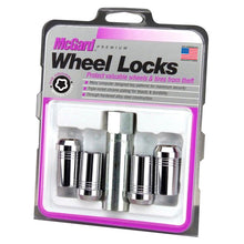 Load image into Gallery viewer, McGard Wheel Lock Nut Set - 4pk. (Tuner / Cone Seat) M14X1.5 / 22mm Hex / 1.648in. Length - Chrome - Corvette Realm