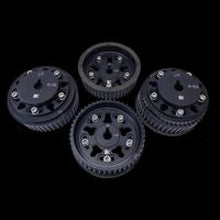 Load image into Gallery viewer, Brian Crower Adjustable Cam Gears Black for Subaru EJ205/EJ257 (Set of 4) - Corvette Realm