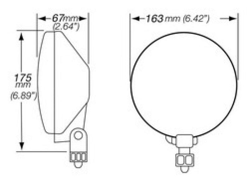 Hella 500FF 12V/55W Halogen Driving Lamp Kit - Corvette Realm