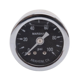 Russell Performance 100 psi fuel pressure gauge (Liquid-filled) - Corvette Realm