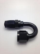 Load image into Gallery viewer, Fragola -6AN x 180 Degree Pro-Flow Hose End - Black - Corvette Realm