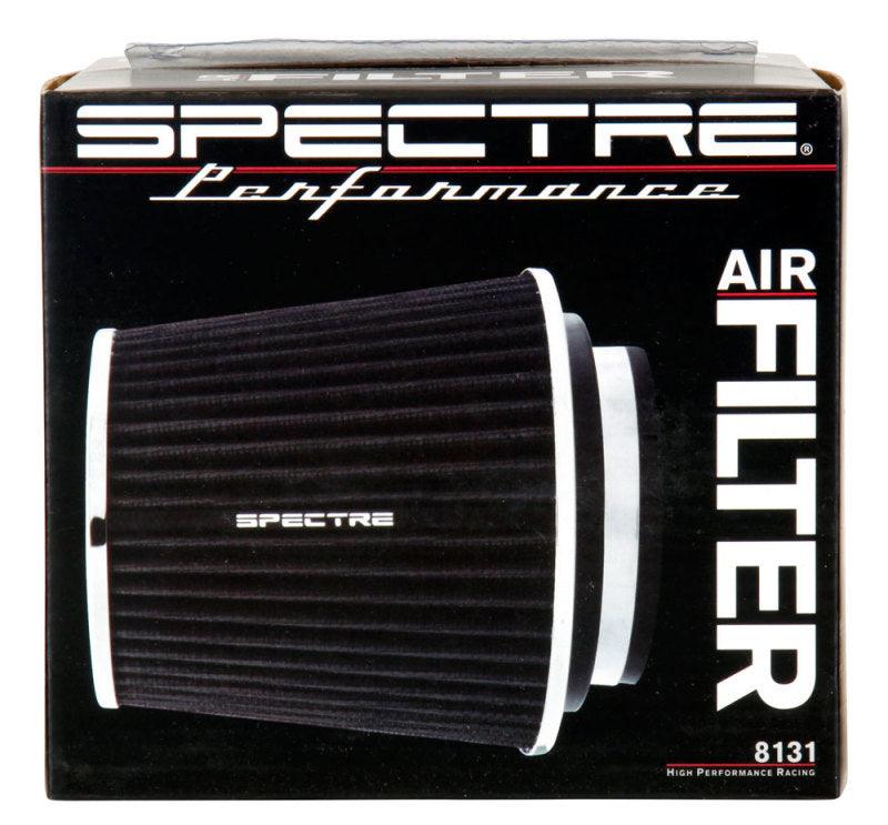 Spectre Adjustable Conical Air Filter 5-1/2in. Tall (Fits 3in. / 3-1/2in. / 4in. Tubes) - Black - Corvette Realm