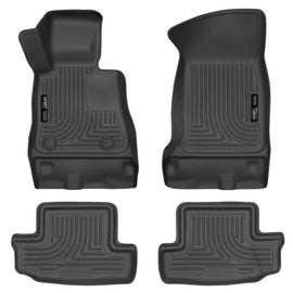 Husky Liners 16-17 Chevy Camaro WeatherBeater Front and Second Row Black Floor Liners - Corvette Realm