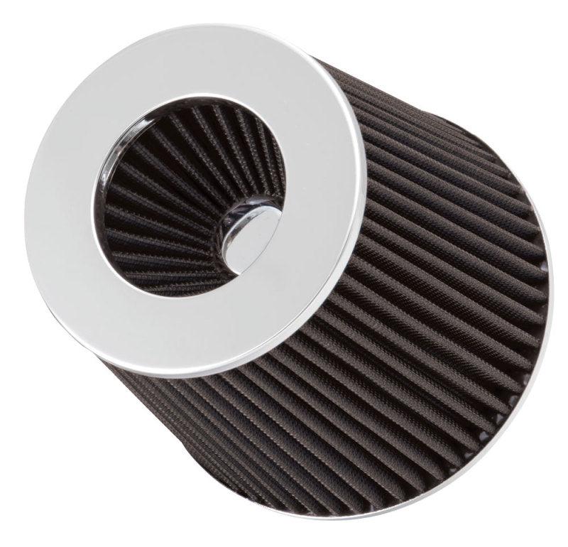 Spectre Adjustable Conical Air Filter 5-1/2in. Tall (Fits 3in. / 3-1/2in. / 4in. Tubes) - Black - Corvette Realm