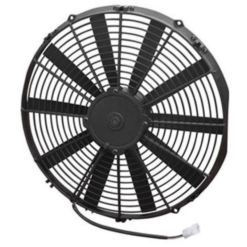 SPAL 1604 CFM 16in Medium Profile Fan - Pull (VA18-AP51/C-41A) - Corvette Realm