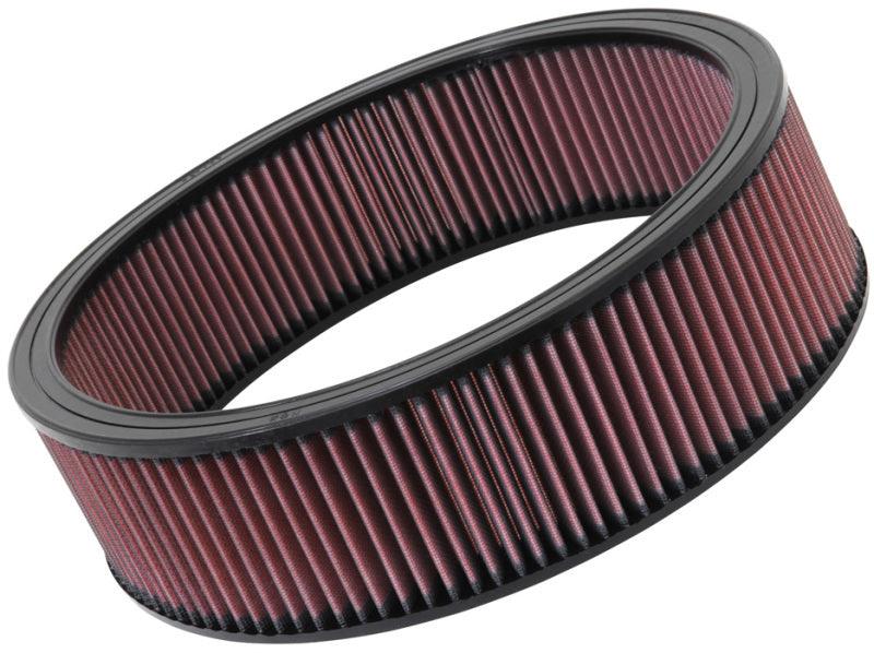 K&N Custom Round Air Filter 14in OD 12in ID 4in Height - Corvette Realm