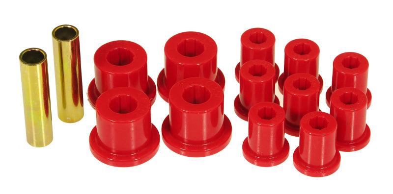 Prothane 76-86 Jeep CJ5/CJ7 Rear Spring & Shackle Bushings - Red - Corvette Realm