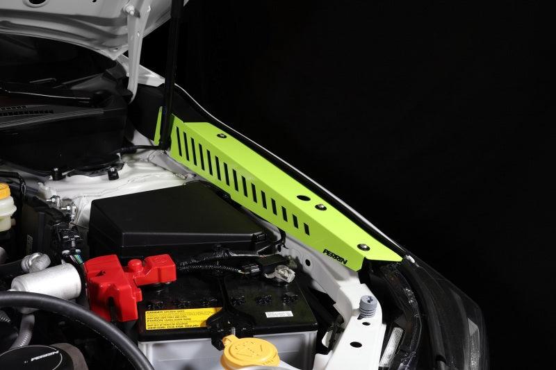 Perrin 22-23 Subaru WRX Fender Shroud Set - Neon Yellow - Corvette Realm