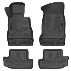 Husky Liners 16-17 Chevy Camaro WeatherBeater Front and Second Row Black Floor Liners - Corvette Realm
