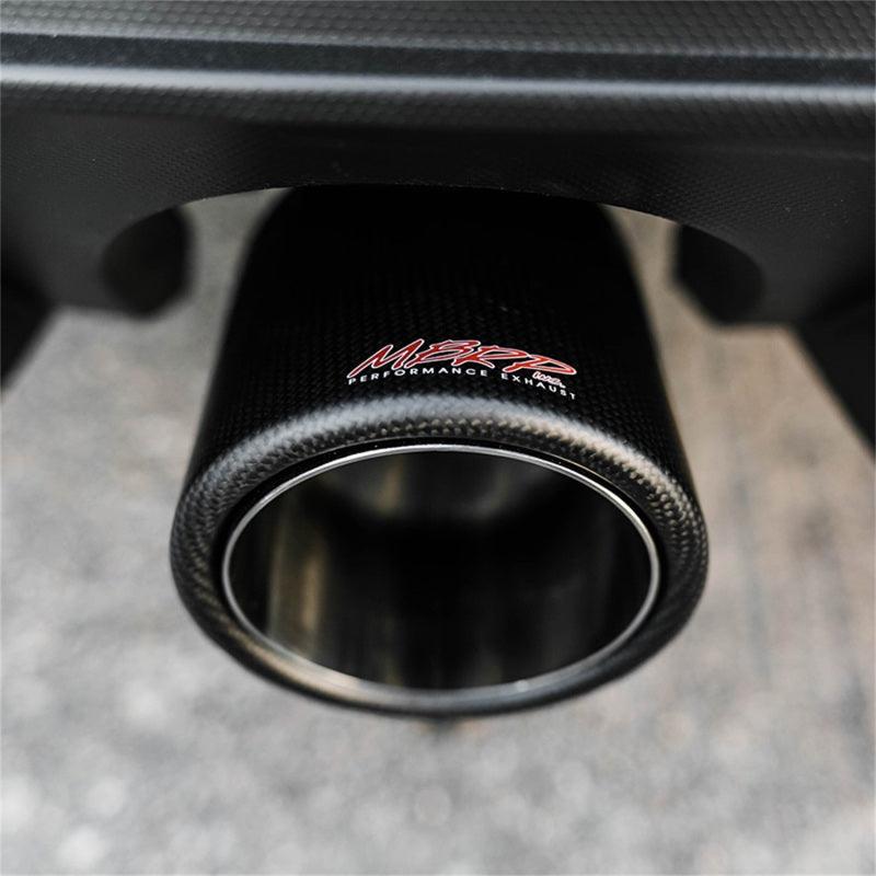 MBRP Universal Carbon Fiber Tip 4in OD/3in Inlet/7.7in L - Corvette Realm