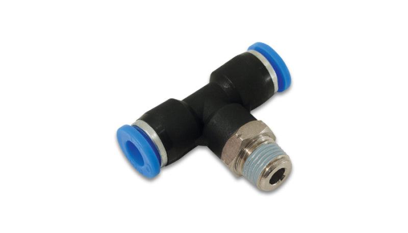 Vibrant Male Tee 1-Touch Fitting for 1/4in OD Tube (1/8in NPT) - Corvette Realm