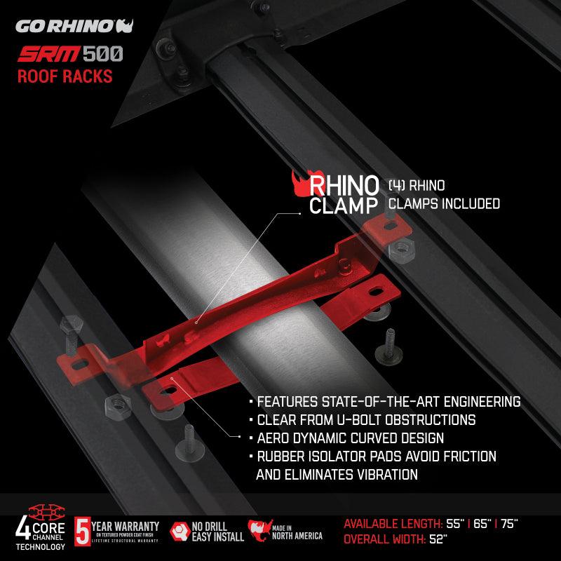 Go Rhino SRM 500 Roof Rack - 75in - Corvette Realm