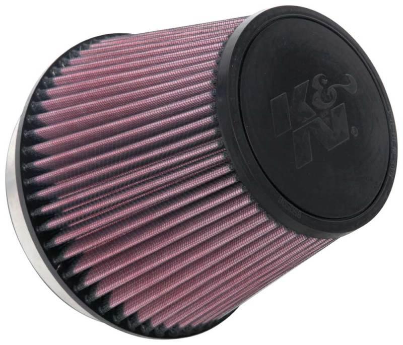 K&N Universal Clamp-On Air Filter 6in FLG / 7-1/2in B / 5in T / 6in H - Corvette Realm