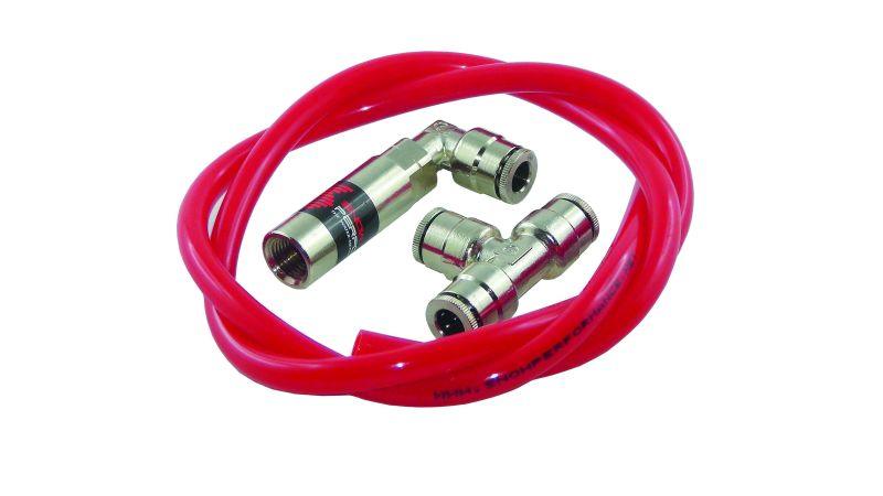 Snow Performance Stg 1 Boost Cooler TD Water Injection Kit (Incl. Red Hi-Temp Tubing/Quick Fittings) - Corvette Realm