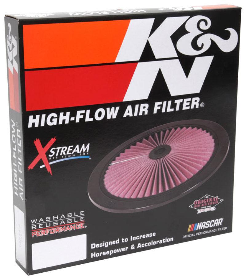 K&N X-Stream Top Filter Only 11in - Black - Corvette Realm