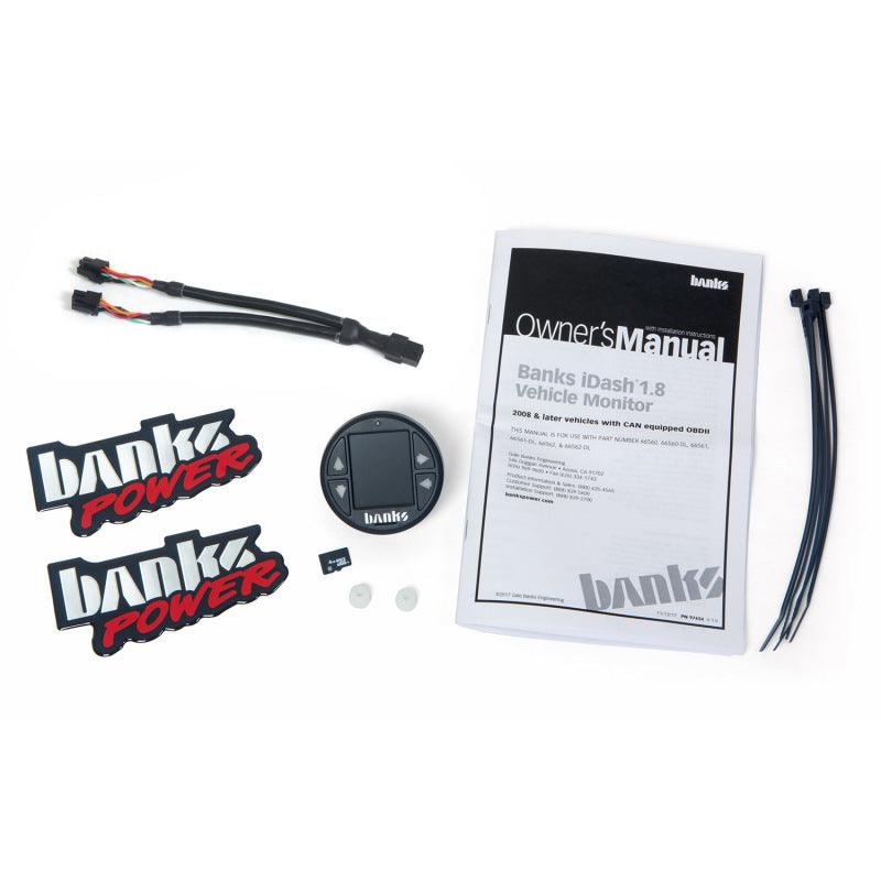 Banks Power iDash 1.8 DataMonster Universal CAN Expansion Gauge w/ Data Logging - Corvette Realm