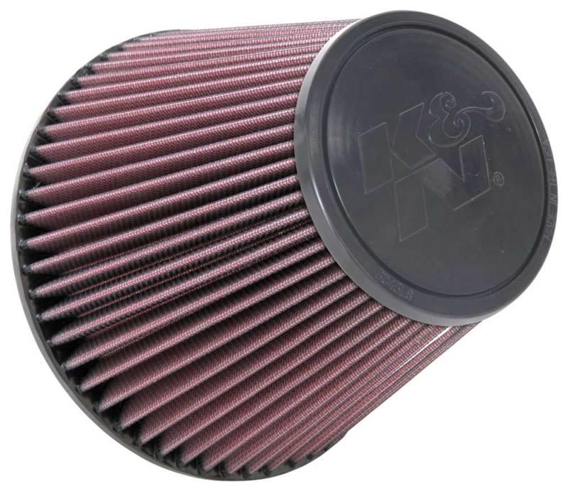 K&N Universal Clamp-On Air Filter 6in Flange / 7-1/2in Base / 4-1/2in Top / 6in Height - Corvette Realm