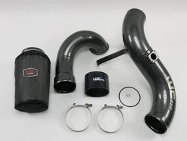 Wehrli 04.5-05 Chevrolet 6.6L LLY Duramax 4in Intake Kit Stage 2 - WCFab Red - Corvette Realm