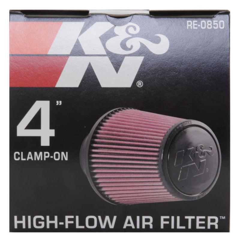 K&N Universal Air Filter (4in. Flange / 6in. Base OD / 4-5/8in. Top OD / 6in. Height) - Corvette Realm