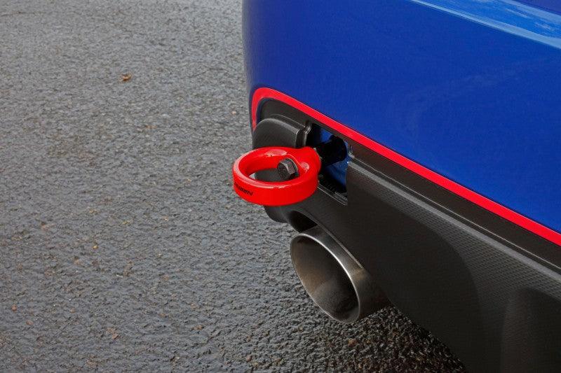 Perrin 13-20 & 2022 Subaru BRZ / 13-16 Scion FRS / 17-20 Toyota 86 Tow Hook Kit (Rear) - Red - Corvette Realm