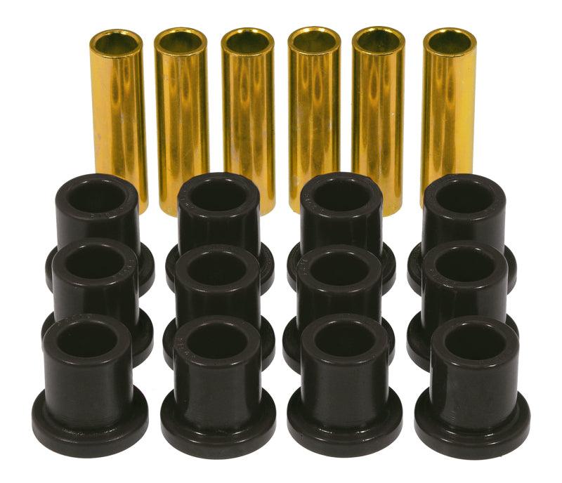 Prothane 57-72 Ford F100/F150 Rear Spring & Shackle Bushings - Black - Corvette Realm