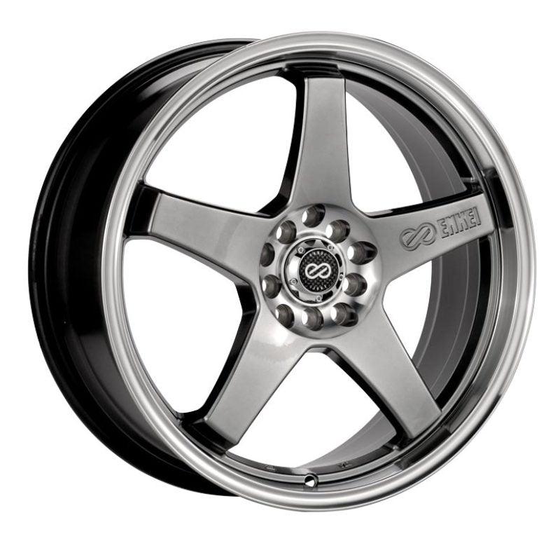 Enkei EV5 18x7.5 5x100/114.3 45mm Offset Hyper Black Wheel - Corvette Realm