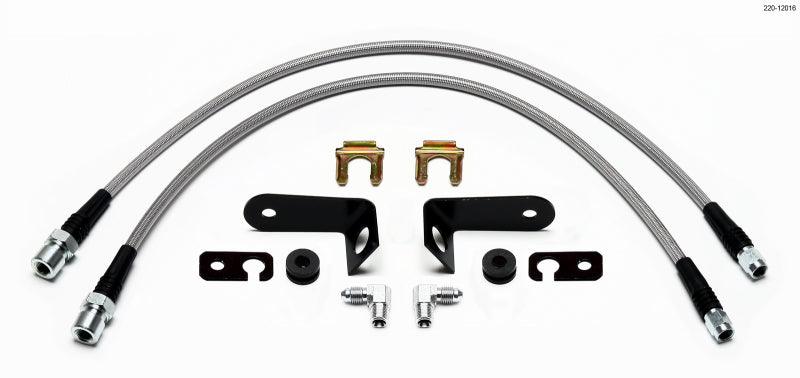 Wilwood Flexline Kit Honda CRZ 2011-up Front - Corvette Realm