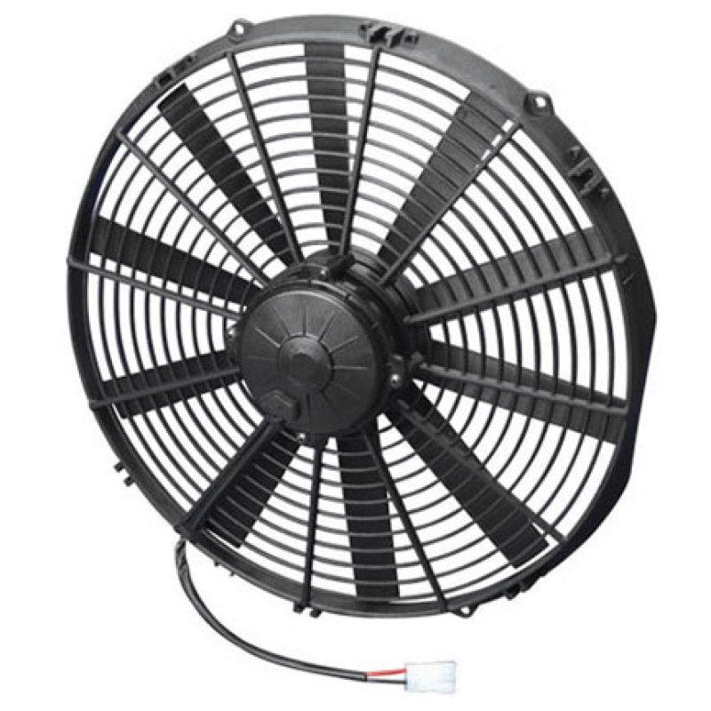 SPAL 1918 CFM 16in High Performance Fan - Pull/Straight (VA18-AP70/LL-86A) - Corvette Realm