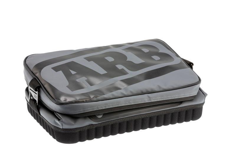 ARB Cooler Bag Charcoal w/ Red Highlights 15in L x 11in W x 9in H Holds 22 Cans - Corvette Realm