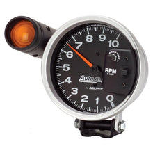 Load image into Gallery viewer, Autometer 5 inch 10,000 RPM Monster Shift Lite Pedestal Tachometer - Corvette Realm