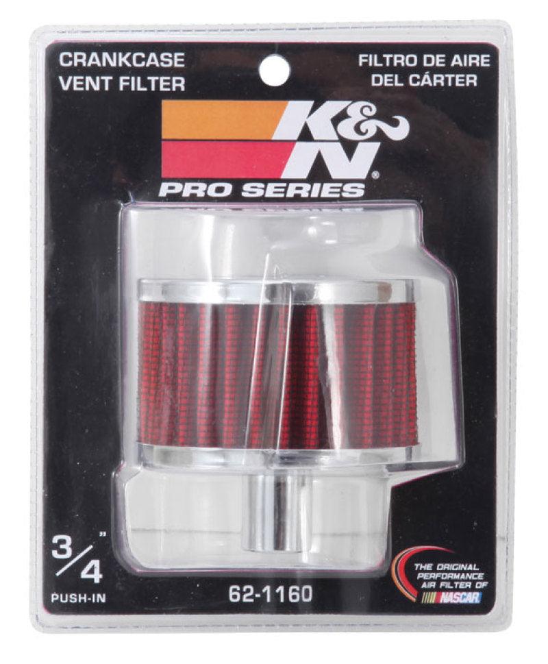 K&N Filter 3/4in Vent 3in Diameter 2in Height - Corvette Realm