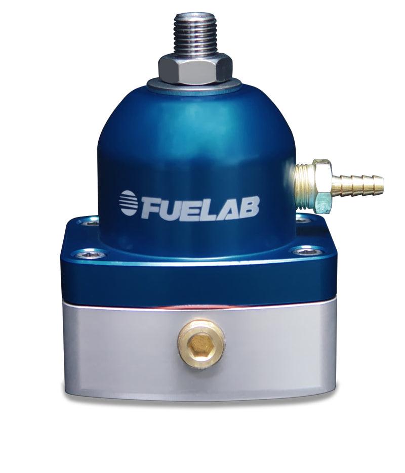 Fuelab 535 EFI Adjustable Mini FPR 25-90 PSI (2) -6AN In (1) -6AN Return - Blue - Corvette Realm