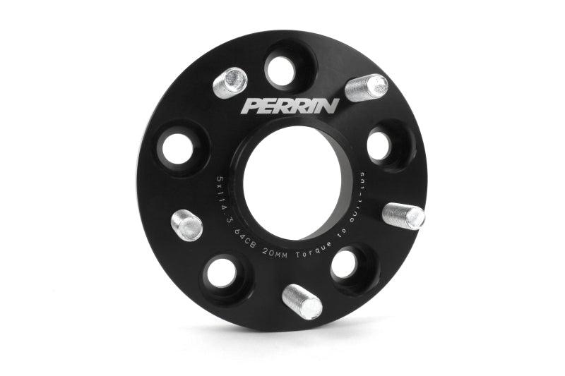 Perrin 17-18 Honda Civic Si 64.1mm Hub 5x114.3 20mm Wheel Spacers (One Pair) - Corvette Realm