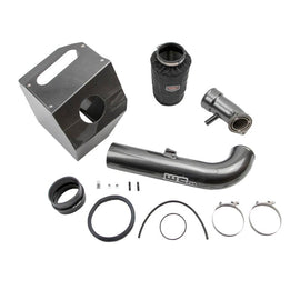 Wehrli 17-19 Chevrolet 6.6L L5P 4in Intake Kit Stage 2 - WCFab Grey - Corvette Realm