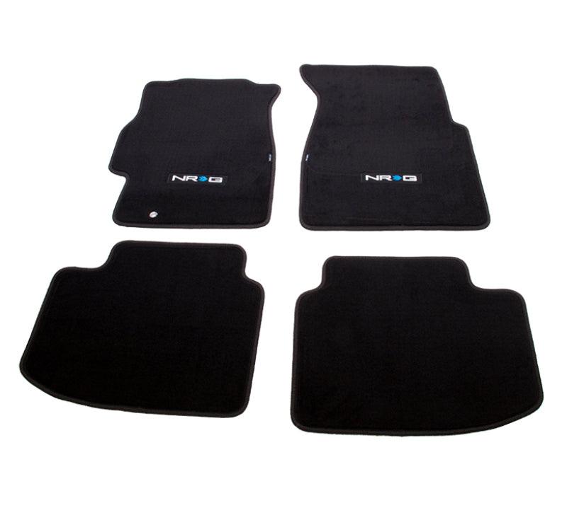 NRG Floor Mats - 96-00 Honda Civic 2DR & 3DR (EK9 Logo) - 4pc. - Corvette Realm