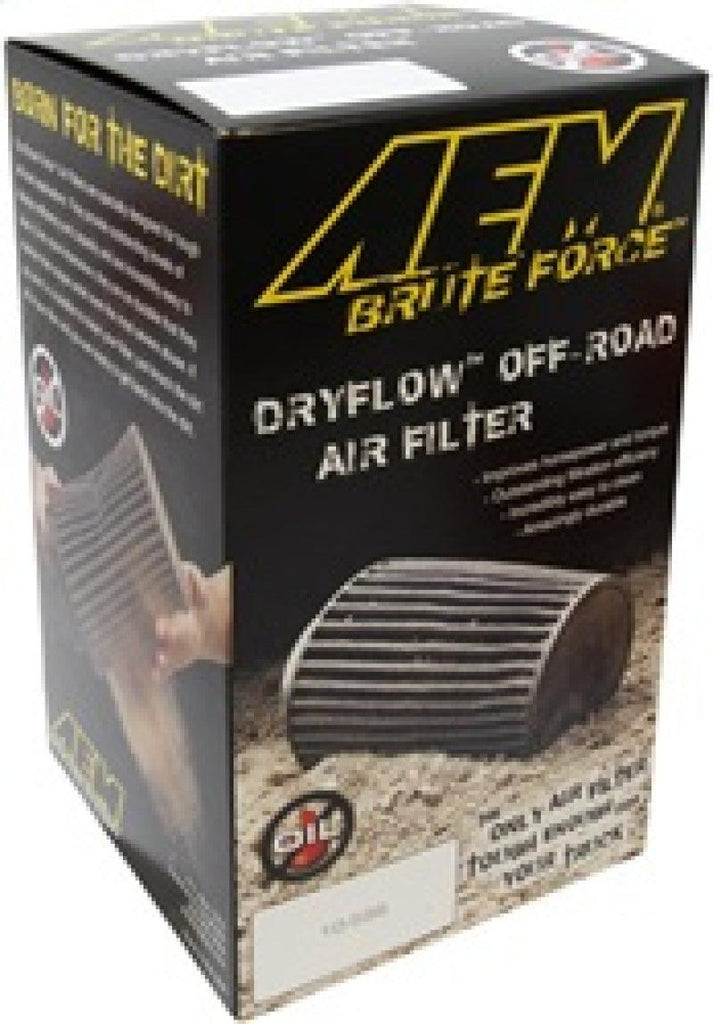 AEM Dryflow 3.5in. X 7in. Round Tapered Air Filter - Corvette Realm