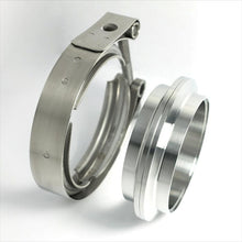 Load image into Gallery viewer, Stainless Bros 3.5in 304SS V-Band Assembly - 2 Flanges/1 Clamp - Corvette Realm