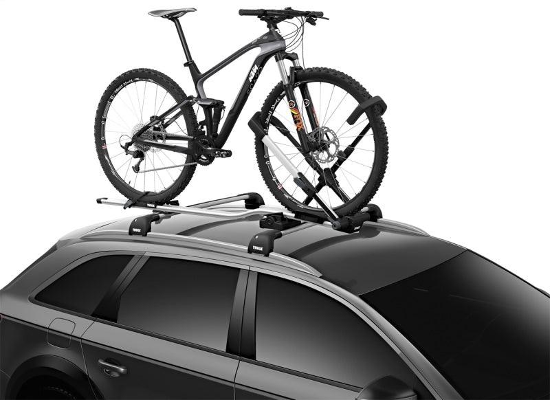 Thule UpRide - Upright Bike Rack (No Frame Contact) - Silver/Black - Corvette Realm