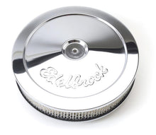 Load image into Gallery viewer, Edelbrock Air Cleaner Pro-Flo Series Round Steel Top Paper Element 10In Dia X 3 5In Chrome - Corvette Realm